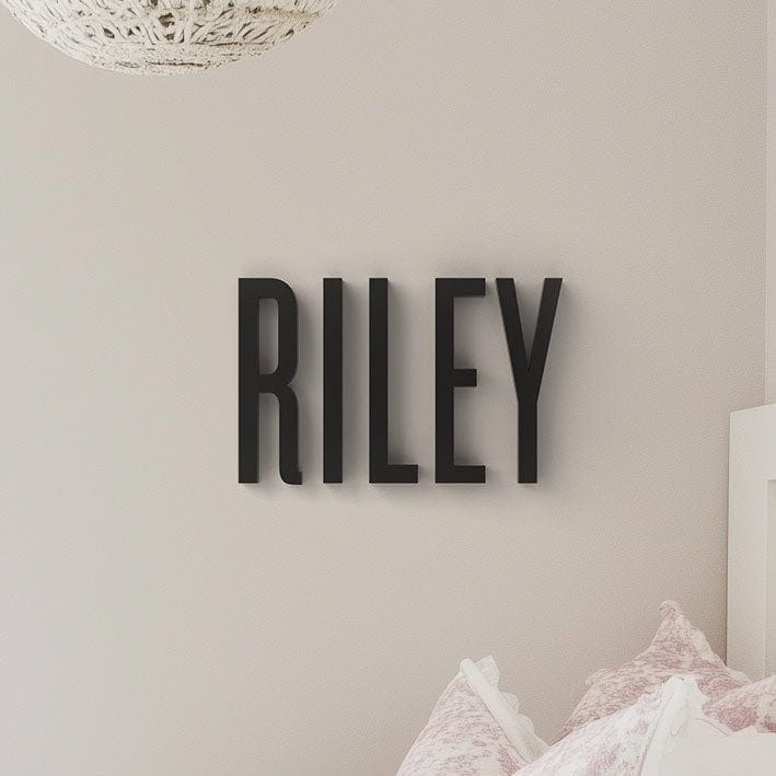 Custom Wooden Name Wall Art – Personalized Wooden Sign – FM TREND MART